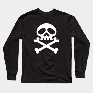 Punk Rock Pirate Skull Long Sleeve T-Shirt